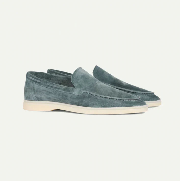 Leonardo - Klassieke suède loafers voor heren.