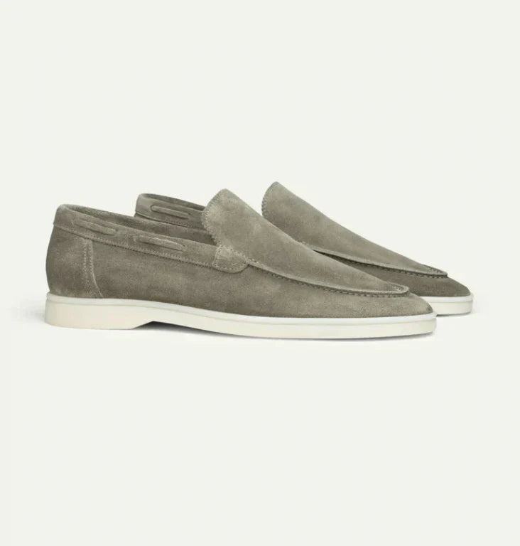 Leonardo - Klassieke suède loafers voor heren.