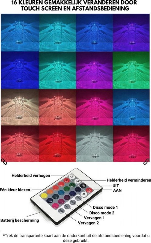 Magic Crystal™  - Touch Tafellamp.