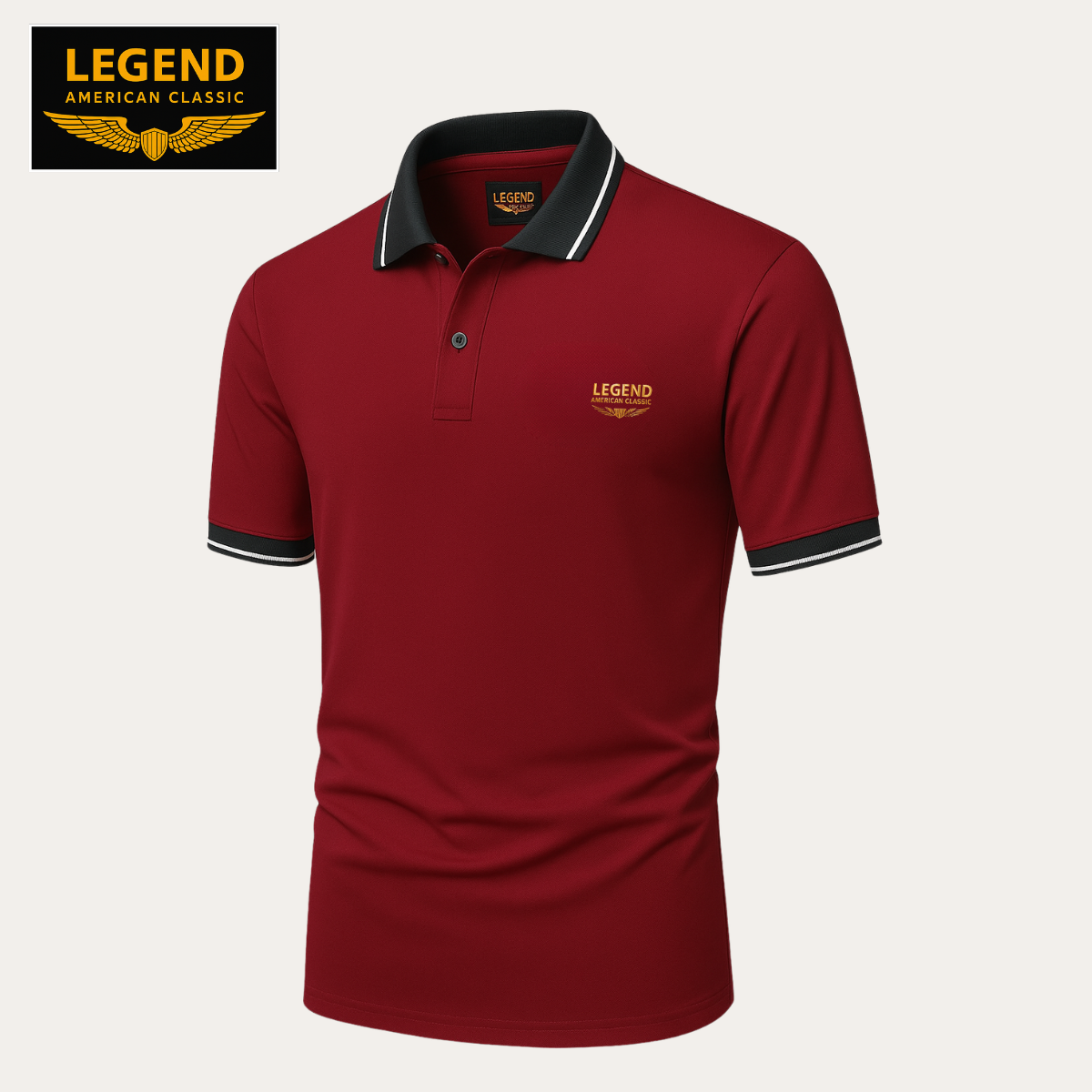 Legend American Classic Polo Shirt | 1+2 Gratis.