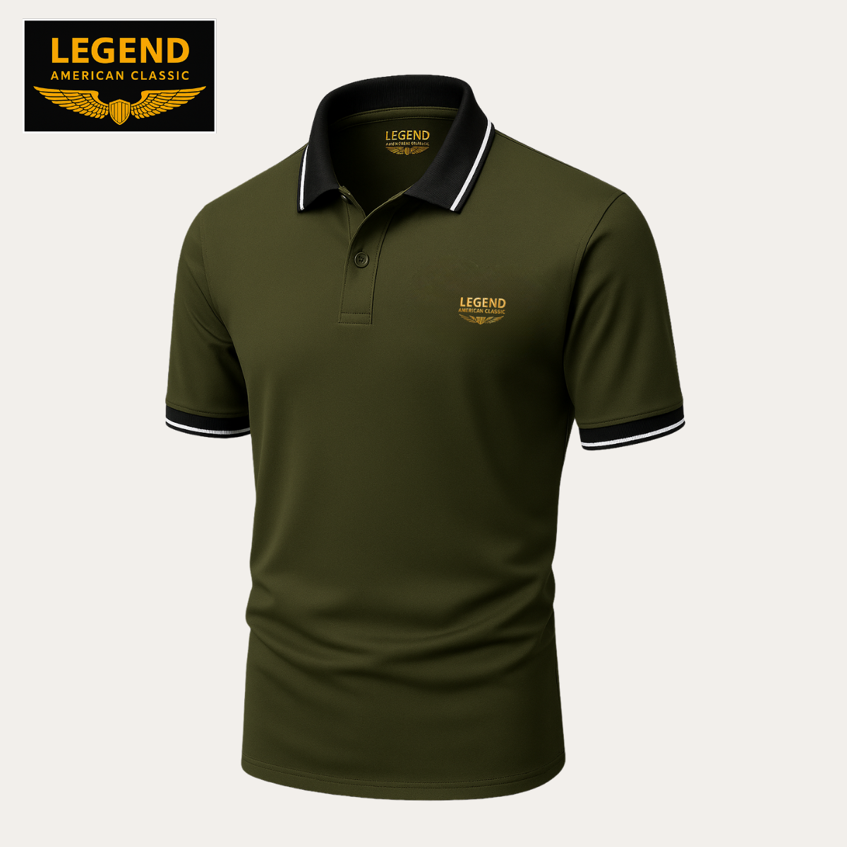 Legend American Classic Polo Shirt | 1+2 Gratis.