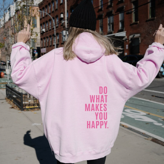 Happiness | Oversized Hoodie.