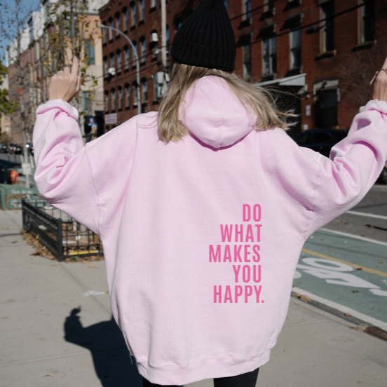 Happiness | Oversized Hoodie.