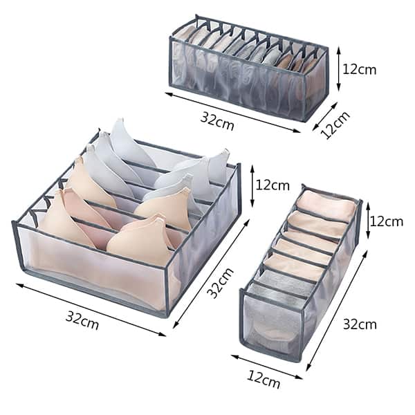 Organizer per biancheria intima (3 pezzi) | ORGANISTO.
