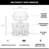 Multi Shot™ | Shot Glas Verdeler.