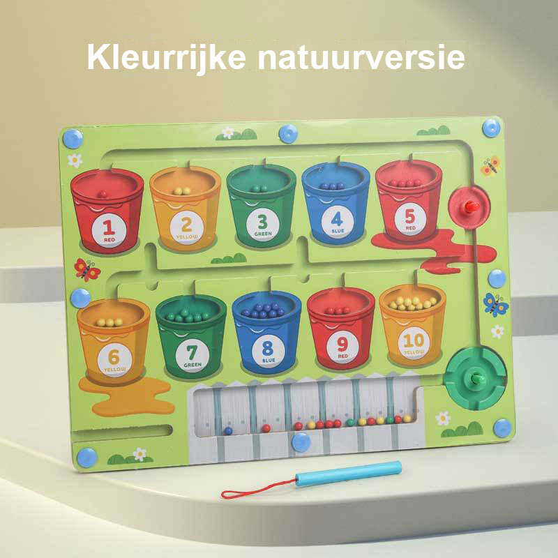 MagneticMaze - Kleur- en cijferdoolhof.