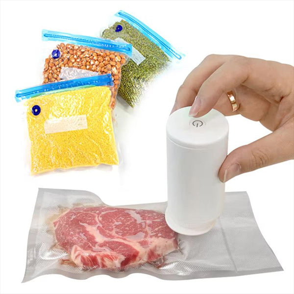 Sigillatrice sottovuoto per alimenti e pompa d’aria rapida e facile | QUICKSEAL.