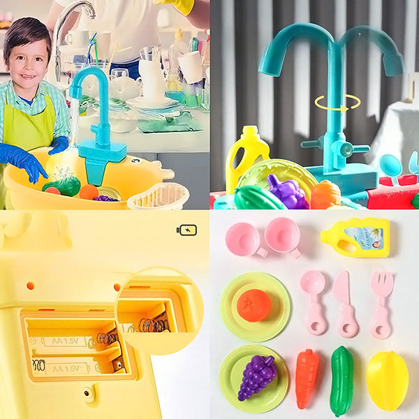 Lavello per bambini con acqua corrente | SINKIFUN.