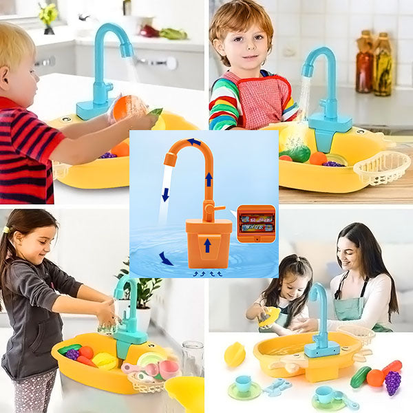Lavello per bambini con acqua corrente | SINKIFUN.