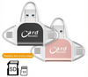 Multi-Port 4 in1 universele SD TF-kaartlezer.