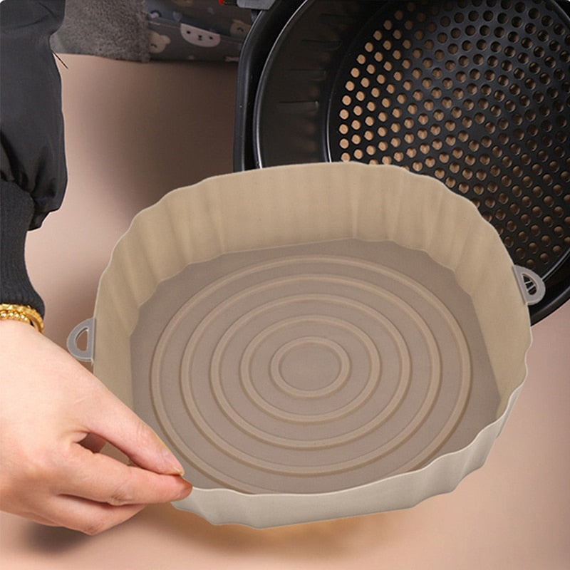 Airfryer Siliconen Bak & Braad Mand - 1+1 GRATIS