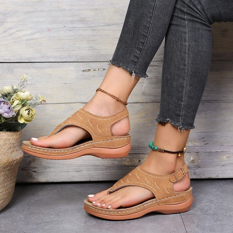 Luna™ - Modieuze leren steun sandalen