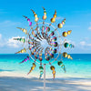 ZonneSchijn Windspinner — Magische Tuindecoratie met Beweging en Glans.