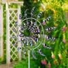 ZonneSchijn Windspinner — Magische Tuindecoratie met Beweging en Glans.