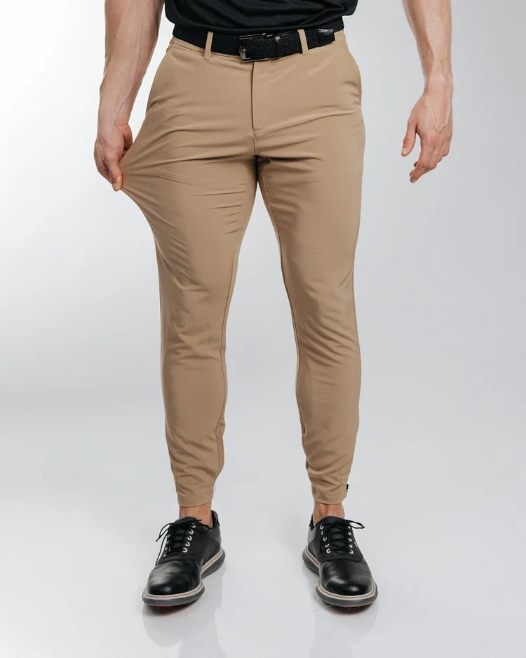 James™ | Slim Fit Joggingbroek met enkelritsen