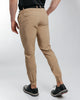 James™ | Slim Fit Joggingbroek met enkelritsen.