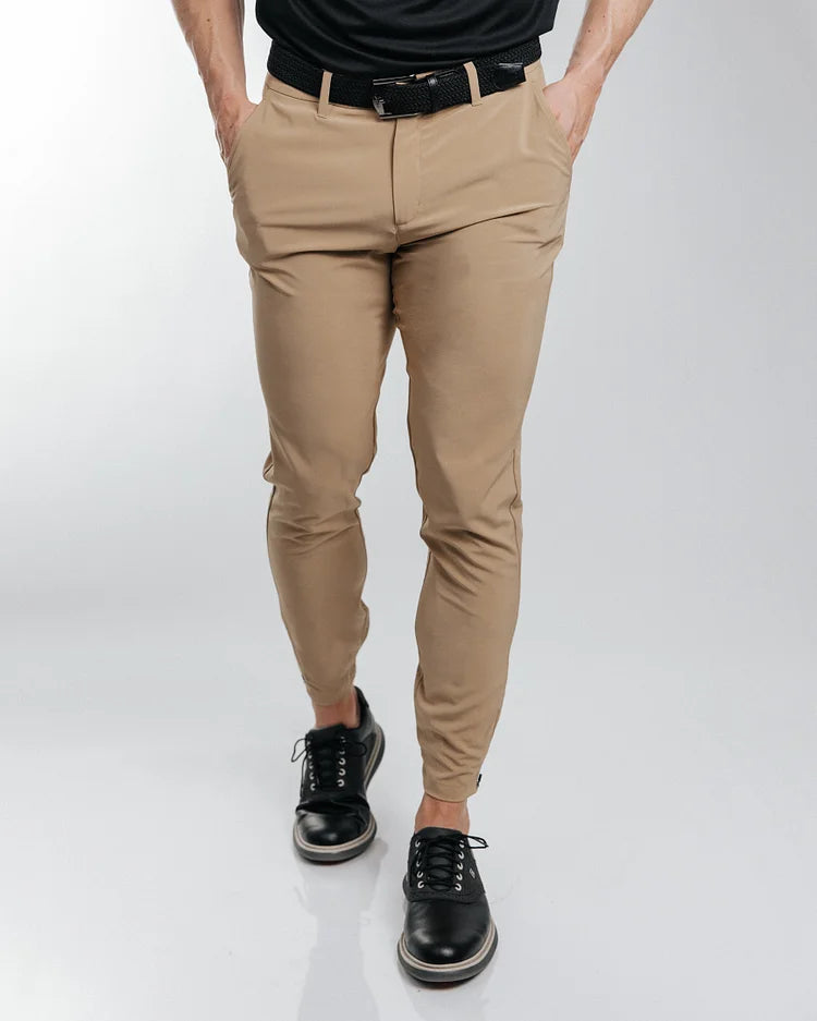 James™ | Slim Fit Joggingbroek met enkelritsen