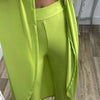 Women's sleeveless round neck two-piece set