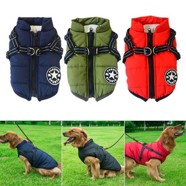 PawShield Winterjas | Hondenjas met harnas