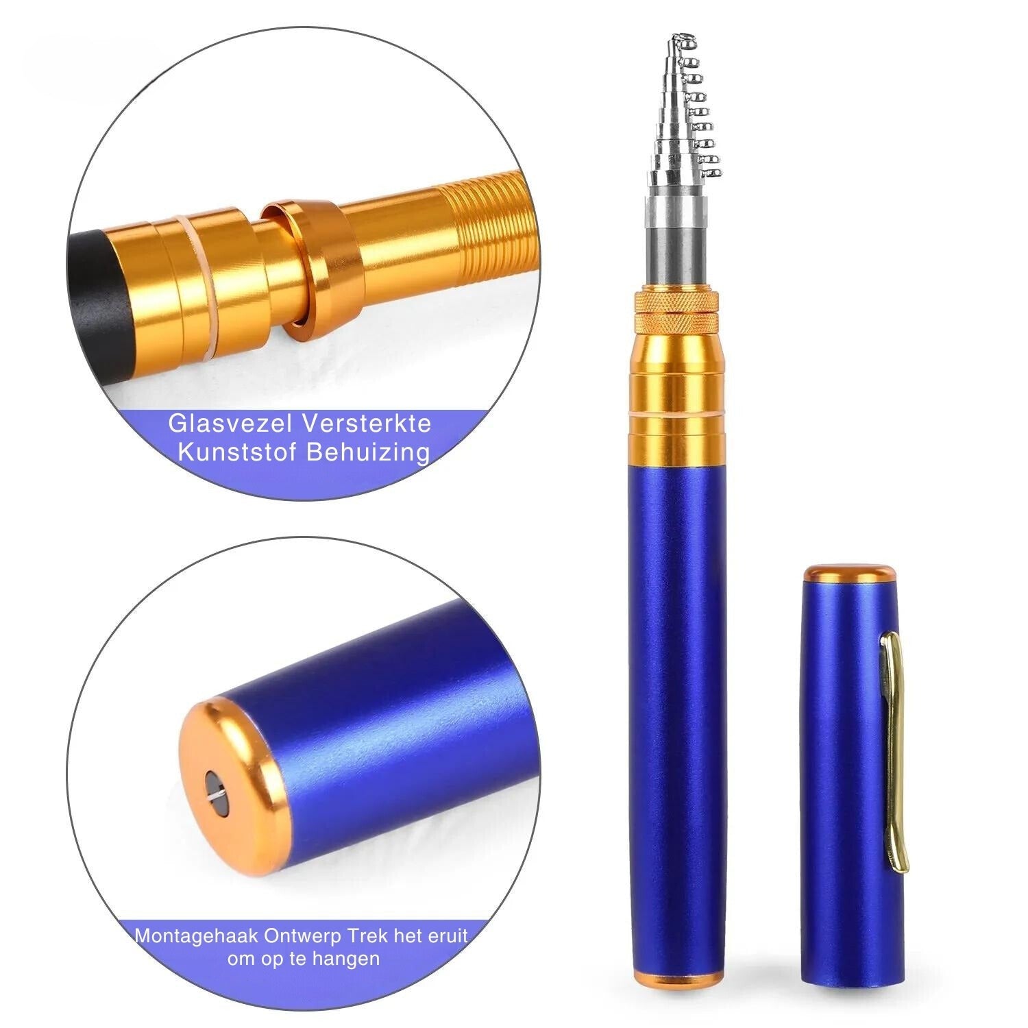 FishPro™ Ultra-Compacte Hengel Set - Perfect voor in de auto & Vakantie!
