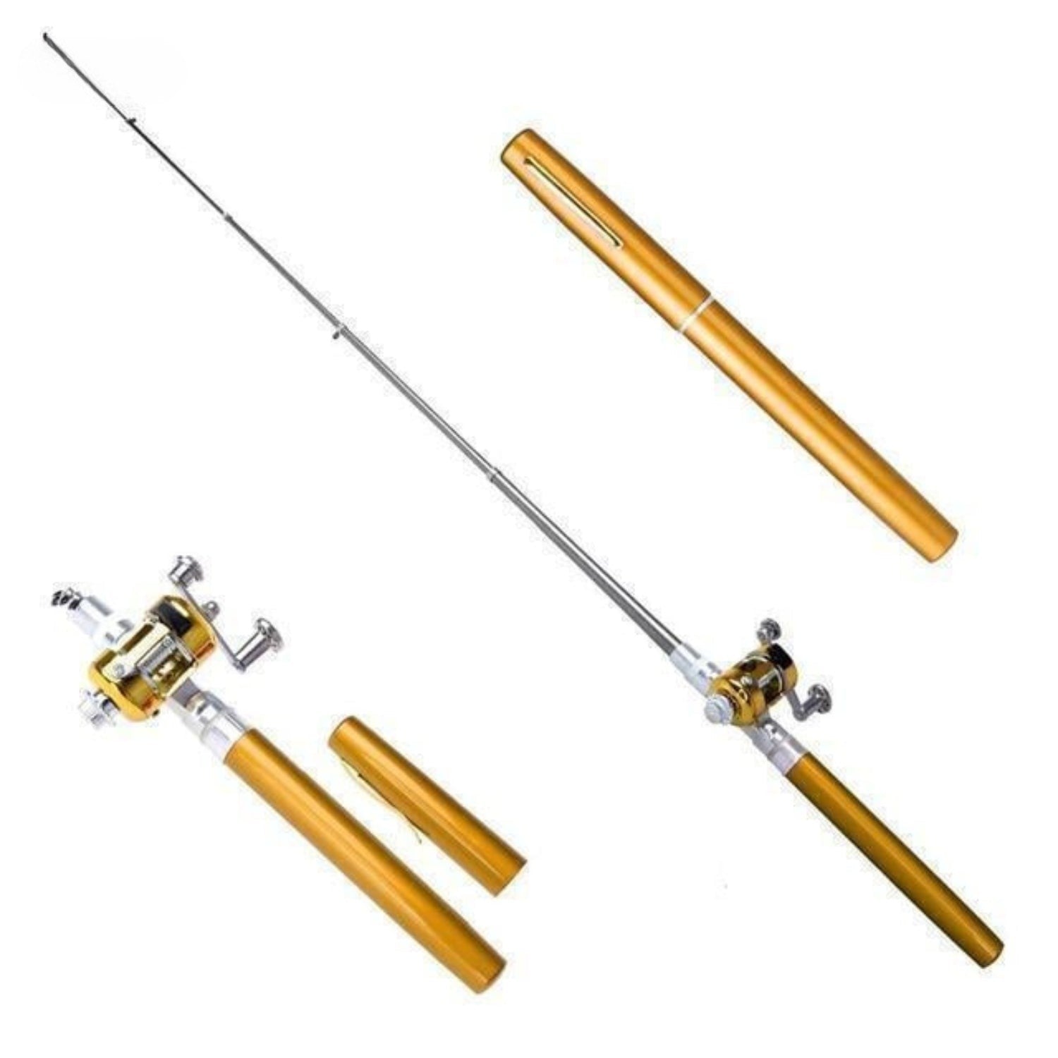 FishPro™ Ultra-Compacte Hengel Set - Perfect voor in de auto & Vakantie!
