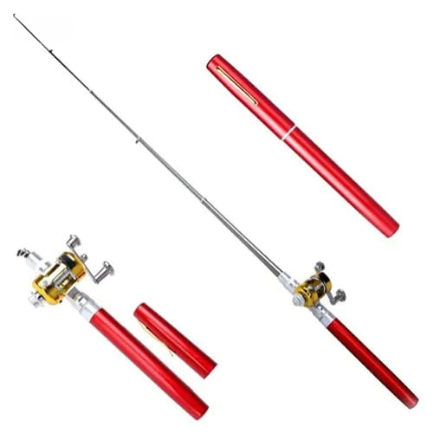FishPro™ Ultra-Compacte Hengel Set - Perfect voor in de auto & Vakantie!