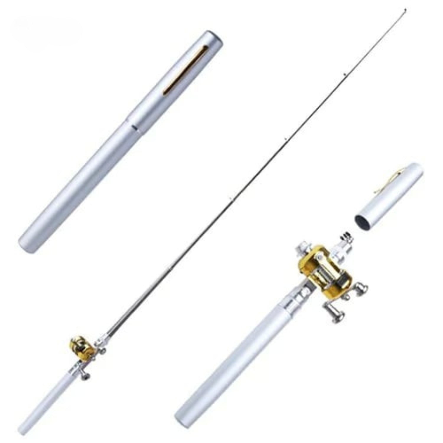 FishPro™ Ultra-Compacte Hengel Set - Perfect voor in de auto & Vakantie!