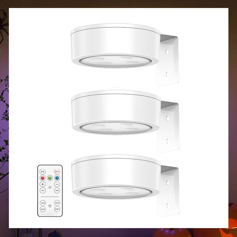 GlowSense – Magnetische Multifunctionele Draadloze Wandlamp (3-pack)