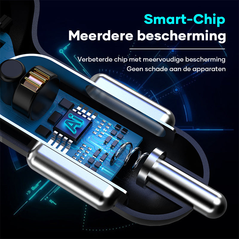 QuattroCharge | 4-IN-1 snellaadpoort voor auto's.