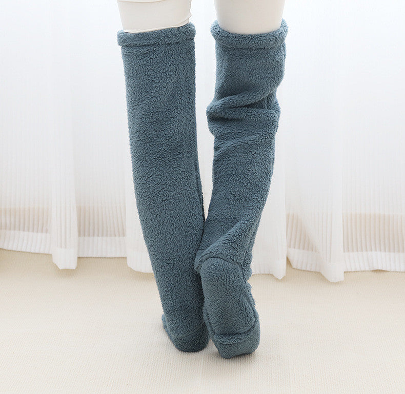 FuzzyFeet™ - Warme Lange Pluche Sokken.