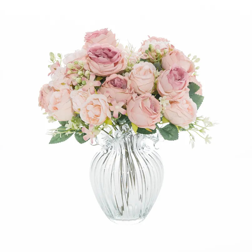 Boeket Zijde Rozen