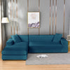 Bankhoes | Fluwelen stoffen bekleding