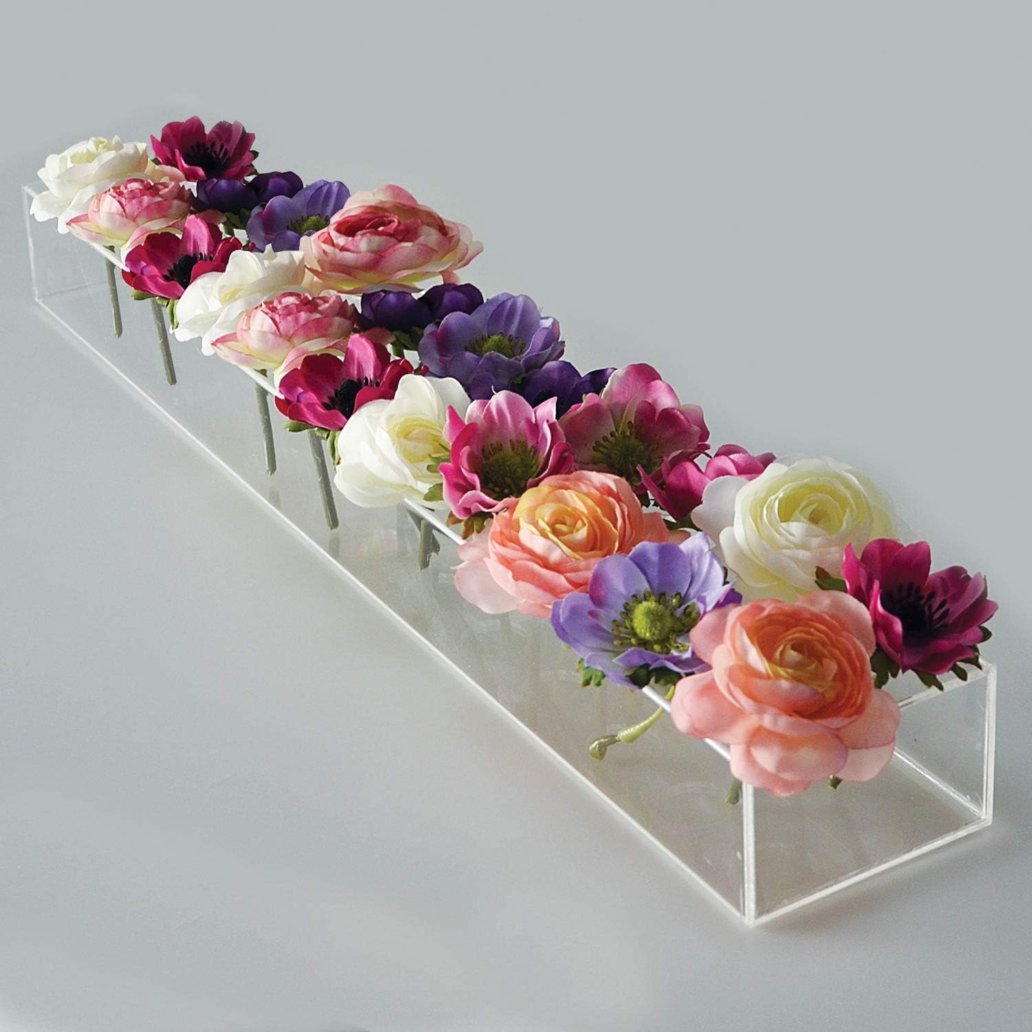 Rosa™ - Heldere acryl bloemenvaas