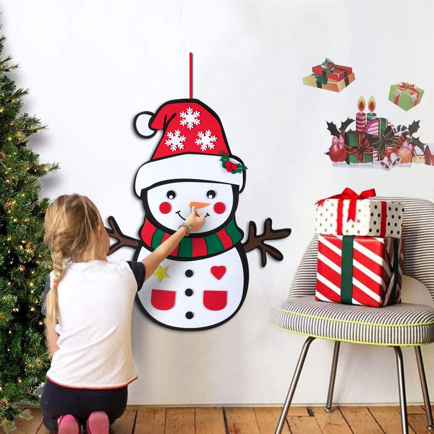 Kerstboom Feltboard - Montessori Speelgoed