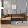 Bankhoes | Fluwelen stoffen bekleding