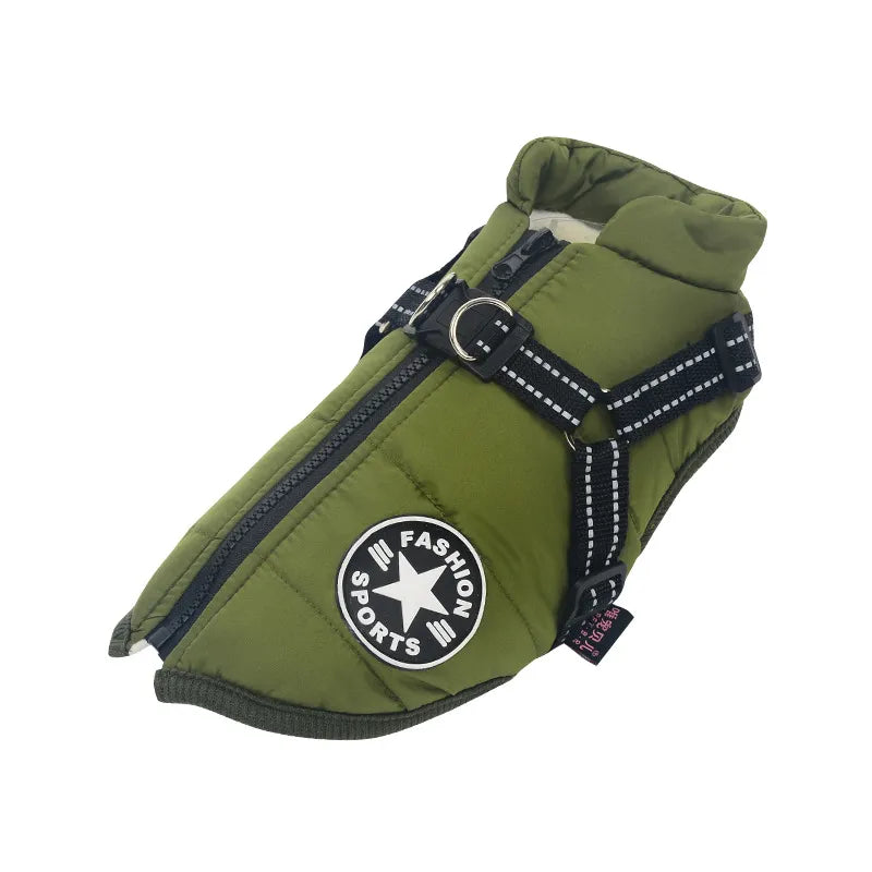 PawShield Winterjas | Hondenjas met harnas